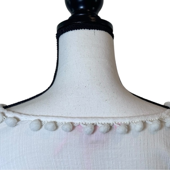 Lilly Pulitzer Amaury Embroidered White Cotton Coverup- Small - Picture 10 of 15